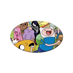 Adventure Time Finn  Jake Sticker Oval (10 Pack) by Bedest