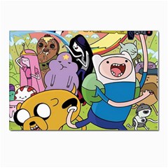 Adventure Time Finn  Jake Postcard 4 x 6  (pkg Of 10) by Bedest