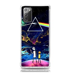 Trippy Kit Rick And Morty Galaxy Pink Floyd Samsung Galaxy Note 20 Tpu Uv Case by Bedest