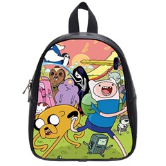 Adventure Time Finn  Jake School Bag (small) by Bedest