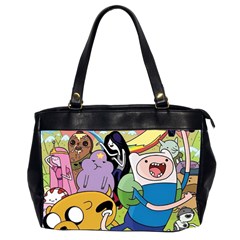 Adventure Time Finn  Jake Oversize Office Handbag (2 Sides) by Bedest