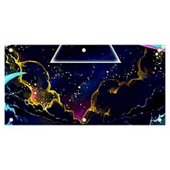 Trippy Kit Rick And Morty Galaxy Pink Floyd Banner And Sign 6  X 3  by Bedest