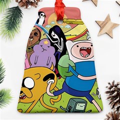 Adventure Time Finn  Jake Bell Ornament (two Sides) by Bedest