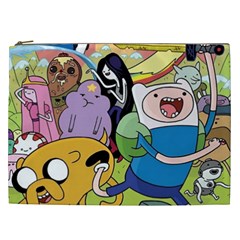 Adventure Time Finn  Jake Cosmetic Bag (xxl) by Bedest