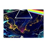 Trippy Kit Rick And Morty Galaxy Pink Floyd Crystal Sticker (A4) Front