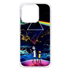 Trippy Kit Rick And Morty Galaxy Pink Floyd Iphone 14 Pro Tpu Uv Print Case by Bedest