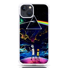 Trippy Kit Rick And Morty Galaxy Pink Floyd Iphone 13 Tpu Uv Print Case by Bedest