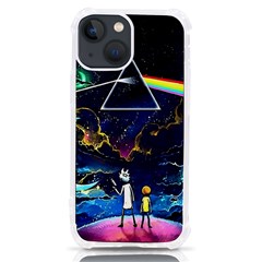 Trippy Kit Rick And Morty Galaxy Pink Floyd Iphone 13 Mini Tpu Uv Print Case by Bedest