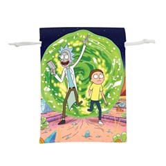 Rick And Morty Adventure Time Cartoon Lightweight Drawstring Pouch (l) by Bedest