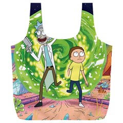 Rick And Morty Adventure Time Cartoon Full Print Recycle Bag (xxxl) by Bedest