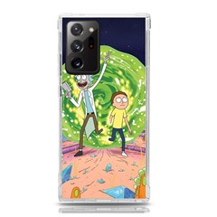 Rick And Morty Adventure Time Cartoon Samsung Galaxy Note 20 Ultra Tpu Uv Case by Bedest