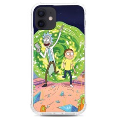 Rick And Morty Adventure Time Cartoon Iphone 12/12 Pro Tpu Uv Print Case by Bedest