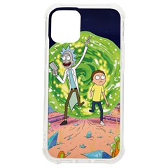 Rick And Morty Adventure Time Cartoon Iphone 12 Mini Tpu Uv Print Case	 by Bedest