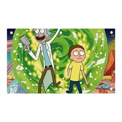 Rick And Morty Adventure Time Cartoon Banner And Sign 5  X 3  by Bedest