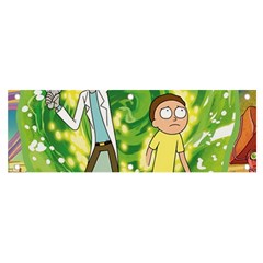 Rick And Morty Adventure Time Cartoon Banner And Sign 6  X 2  by Bedest