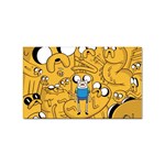 Adventure Time Finn Jake Cartoon Sticker (Rectangular) Front