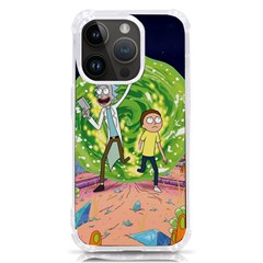 Rick And Morty Adventure Time Cartoon Iphone 14 Pro Tpu Uv Print Case by Bedest