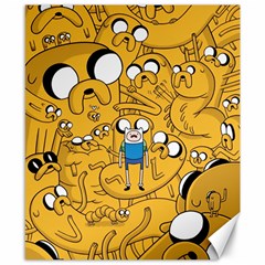 Adventure Time Finn Jake Cartoon Canvas 8  X 10  by Bedest