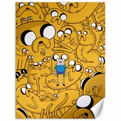 Adventure Time Finn Jake Cartoon Canvas 18  X 24  by Bedest