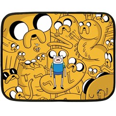 Adventure Time Finn Jake Cartoon Fleece Blanket (mini) by Bedest