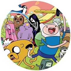 Adventure Time Finn  Jake Wooden Puzzle Round by Bedest