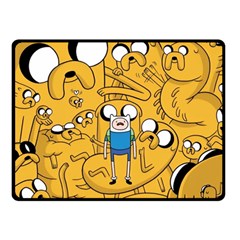 Adventure Time Finn Jake Cartoon Fleece Blanket (small) by Bedest