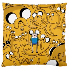 Adventure Time Finn Jake Cartoon Large Cushion Case (one Side) by Bedest