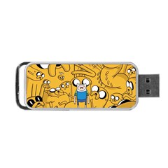 Adventure Time Finn Jake Cartoon Portable Usb Flash (two Sides) by Bedest