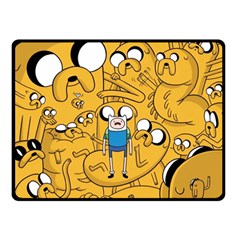 Adventure Time Finn Jake Cartoon Two Sides Fleece Blanket (small) by Bedest