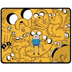 Adventure Time Finn Jake Cartoon Two Sides Fleece Blanket (medium) by Bedest