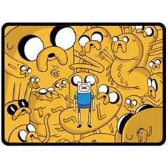 Adventure Time Finn Jake Cartoon Two Sides Fleece Blanket (large) by Bedest