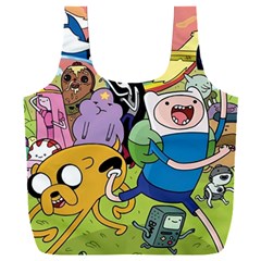 Adventure Time Finn  Jake Full Print Recycle Bag (xxxl) by Bedest