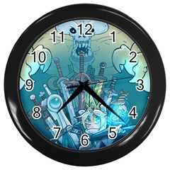 Adventure Time Lich Wall Clock (black) by Bedest