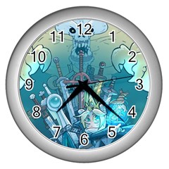 Adventure Time Lich Wall Clock (silver) by Bedest