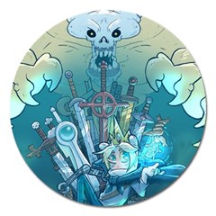 Adventure Time Lich Magnet 5  (round) by Bedest