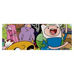 Adventure Time Finn  Jake Banner And Sign 8  X 3  by Bedest