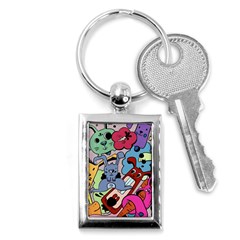 Graffiti Monster Street Theme Key Chain (rectangle) by Bedest