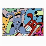 Graffiti Monster Street Theme Postcards 5  x 7  (Pkg of 10) Front