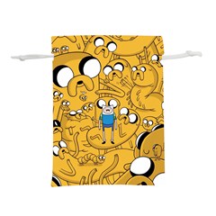 Adventure Time Finn Jake Cartoon Lightweight Drawstring Pouch (l) by Bedest