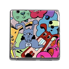 Graffiti Monster Street Theme Memory Card Reader (square 5 Slot) by Bedest