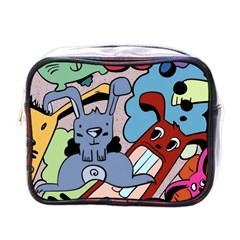 Graffiti Monster Street Theme Mini Toiletries Bag (one Side) by Bedest