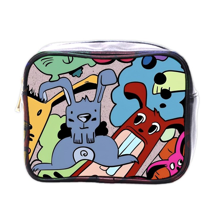 Graffiti Monster Street Theme Mini Toiletries Bag (One Side)