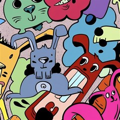 Graffiti Monster Street Theme Play Mat (square) by Bedest