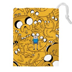 Adventure Time Finn Jake Cartoon Drawstring Pouch (4xl) by Bedest