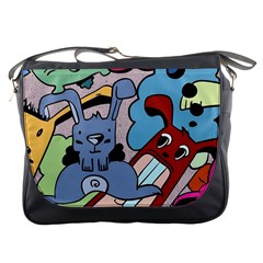 Graffiti Monster Street Theme Messenger Bag