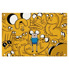 Adventure Time Finn Jake Cartoon Banner And Sign 6  X 4  by Bedest