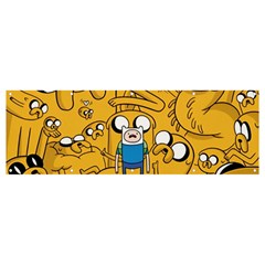 Adventure Time Finn Jake Cartoon Banner And Sign 12  X 4  by Bedest