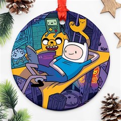 Adventure Time Finn  Jake Marceline Ornament (round) by Bedest