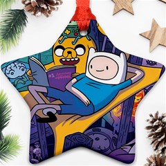 Adventure Time Finn  Jake Marceline Ornament (star) by Bedest