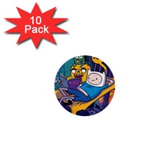 Adventure Time Finn  Jake Marceline 1  Mini Buttons (10 Pack)  by Bedest